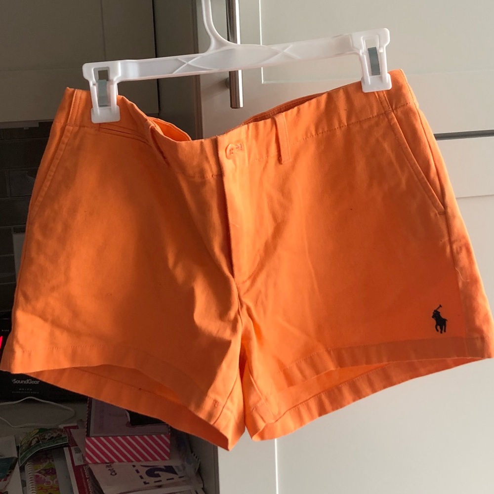 NWT Ralph Lauren orange shorts